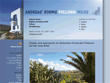 Tablet Screenshot of andreas-rooms.gr